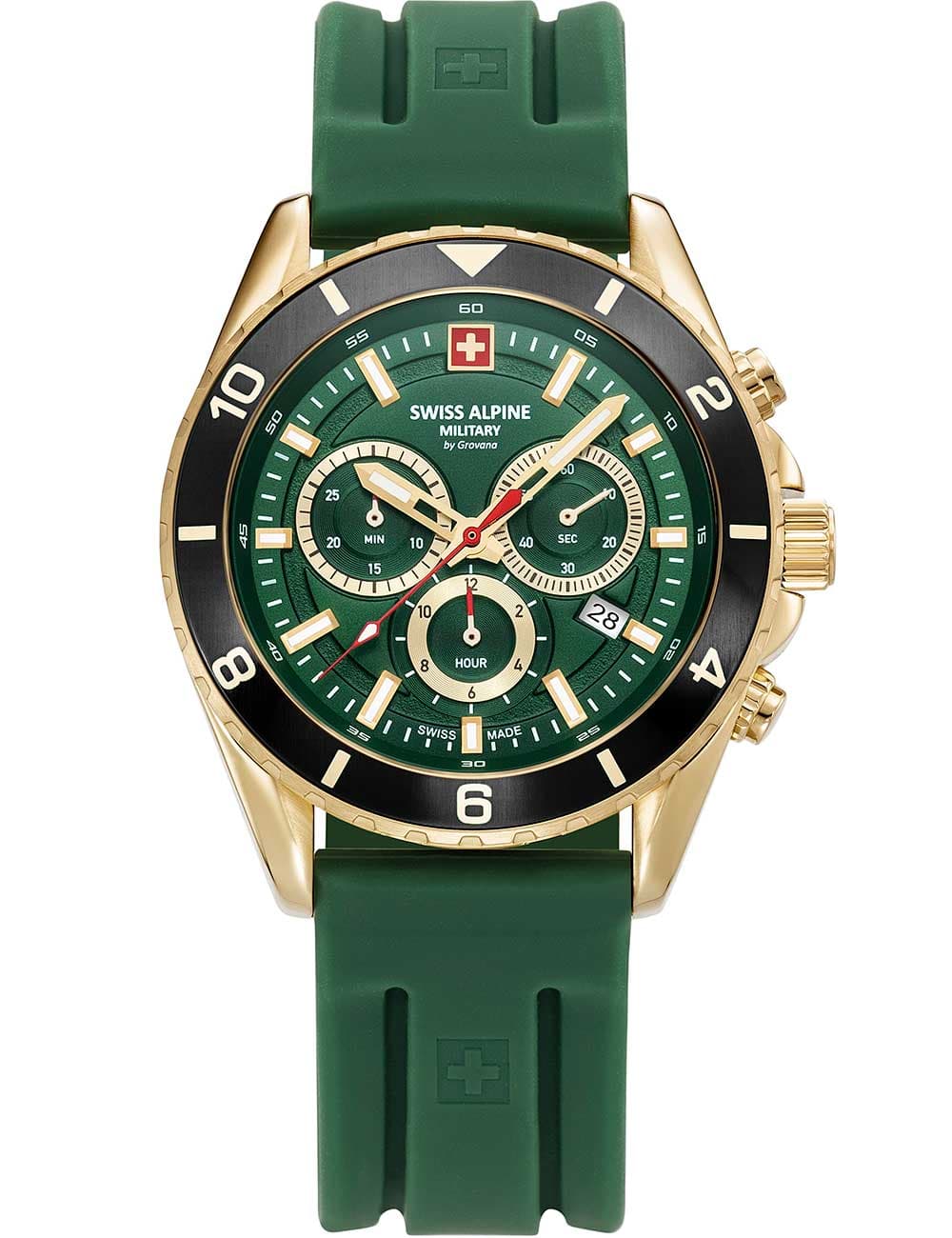 Swiss Alpine Military 7034.9818 Herrenuhr Sierra Chronograph 43mm 10ATM
