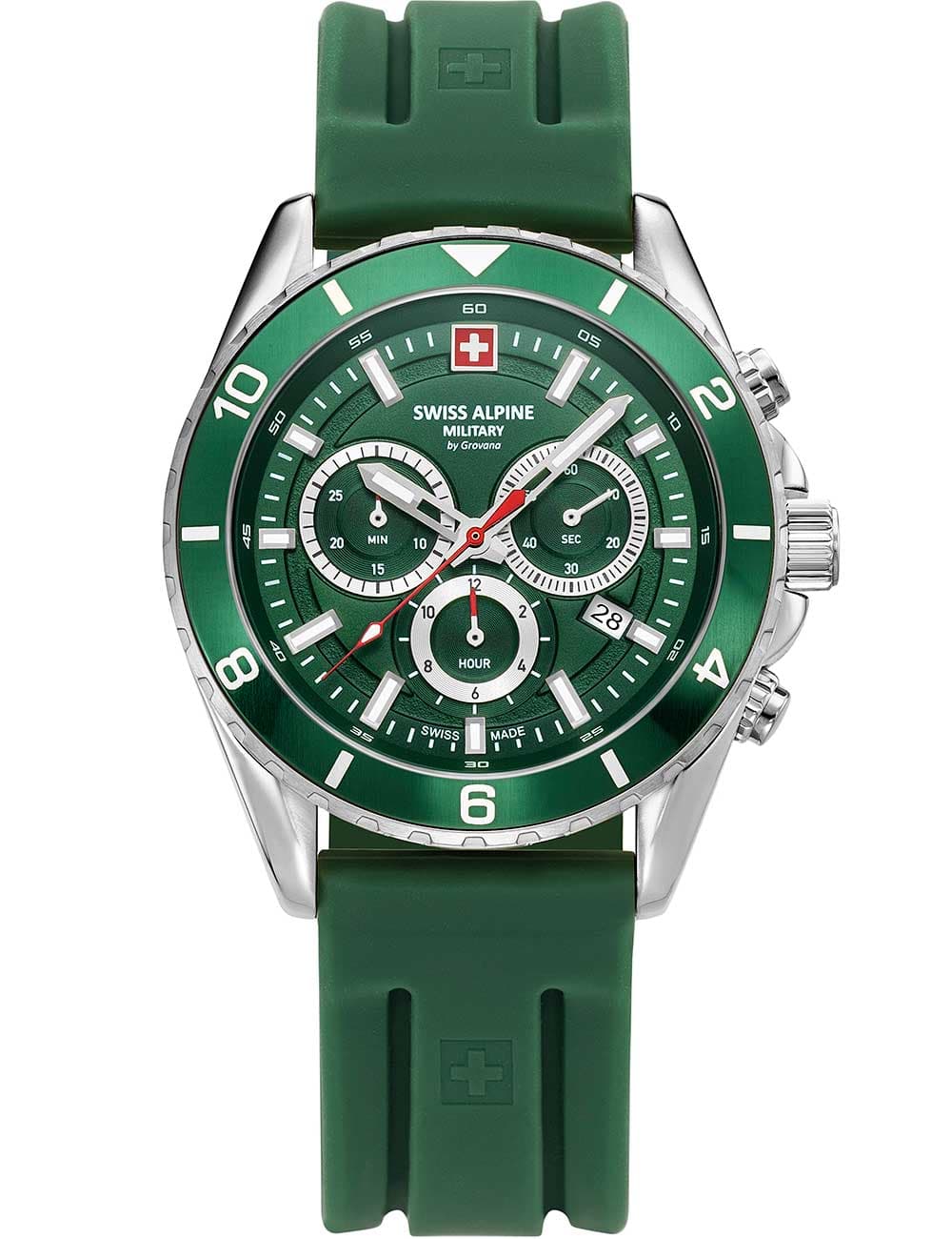 Swiss Alpine Military 7034.9834 Herrenuhr Sierra Chronograph 43mm 10ATM