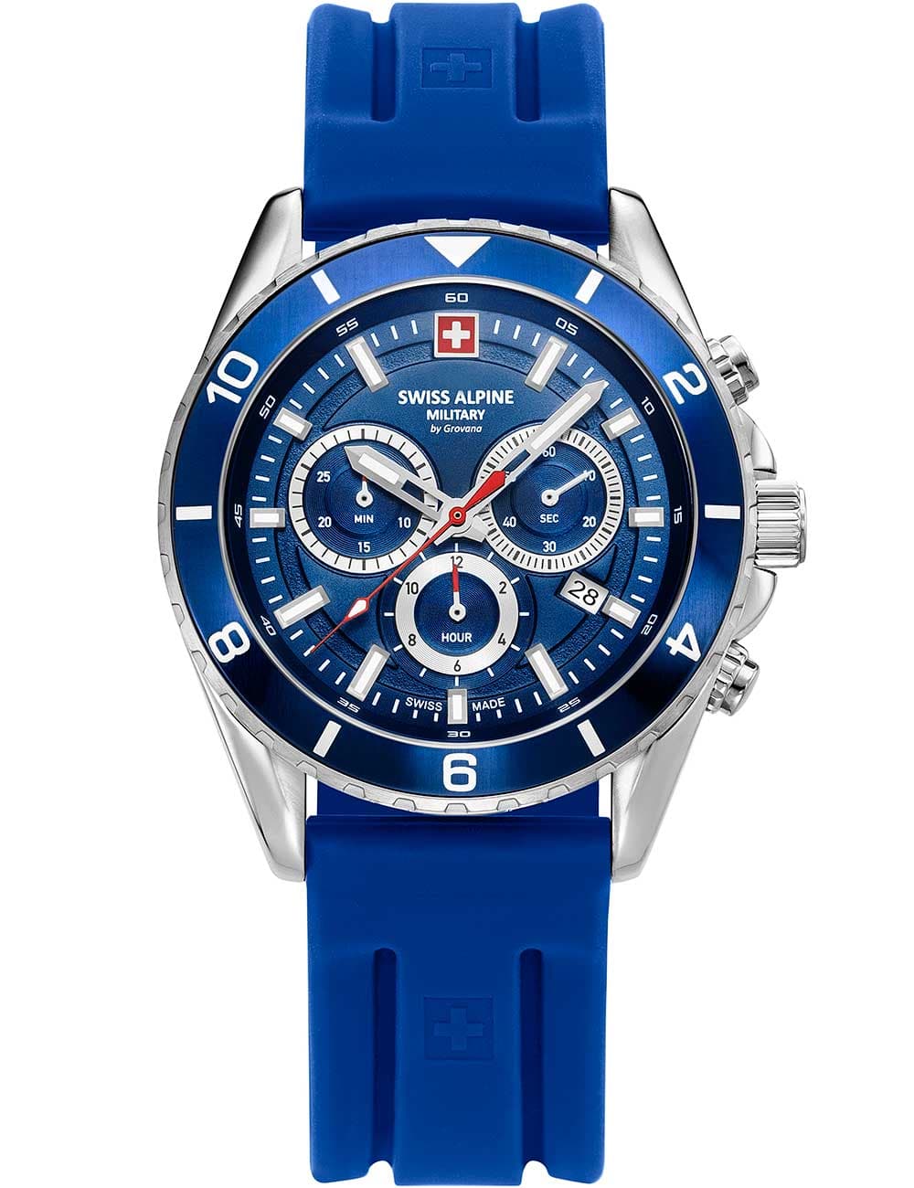 Swiss Alpine Military 7034.9835 Herrenuhr Sierra Chronograph 43mm 10ATM