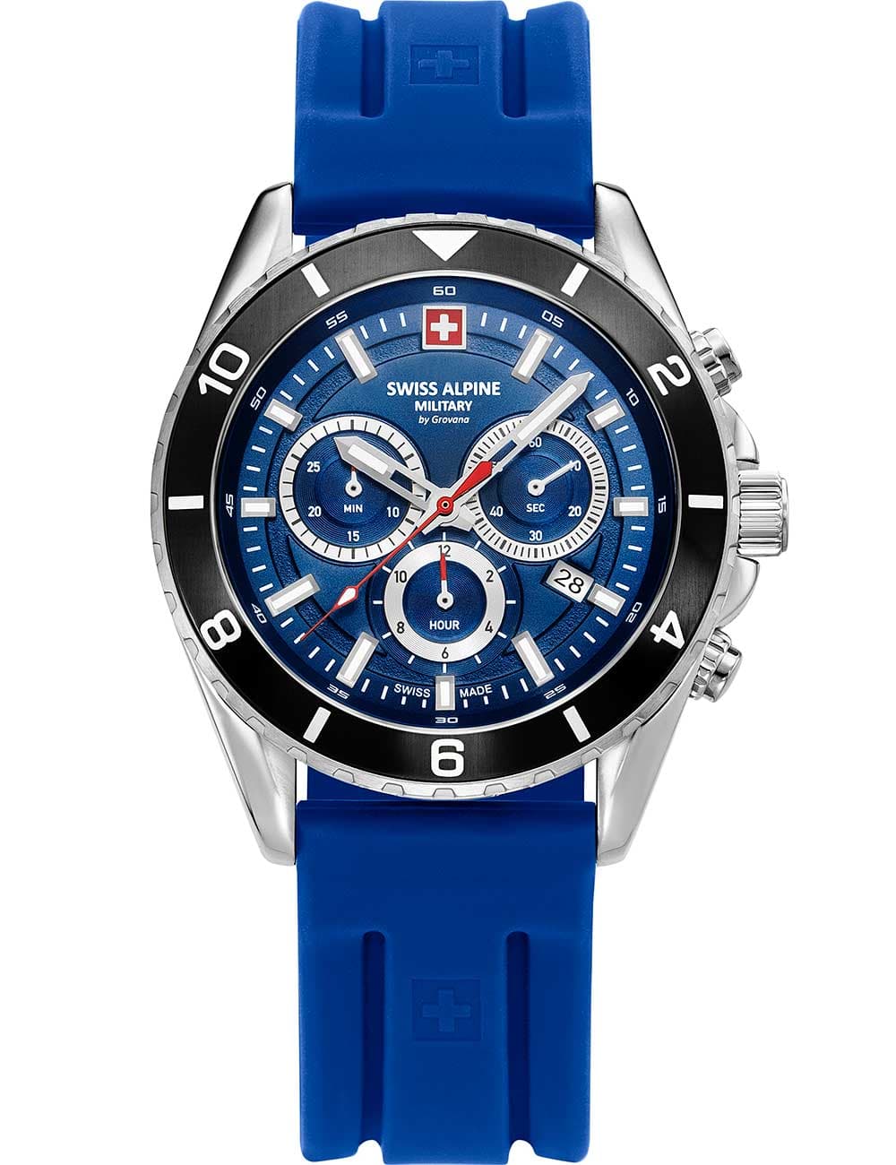 Swiss Alpine Military 7034.9836 Herrenuhr Sierra Chronograph 43mm 10ATM