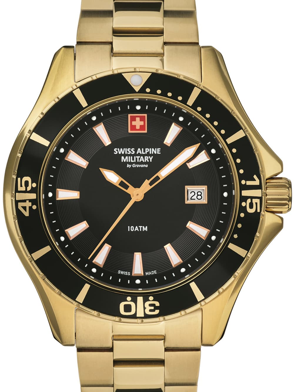 Swiss Alpine Military 7040.1117 Diver Herrenuhr 45mm 10ATM