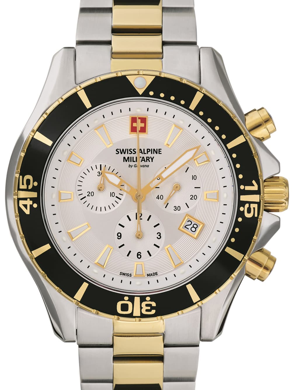 Swiss Alpine Military 7040.9142 Chronograph Herrenuhr 46mm 10ATM