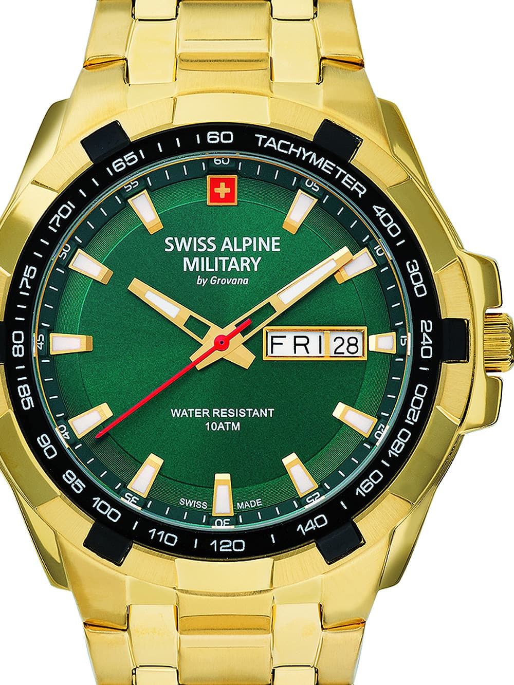 Swiss Alpine Military 7043.1114 Day-Date Herrenuhr 42mm 10ATM