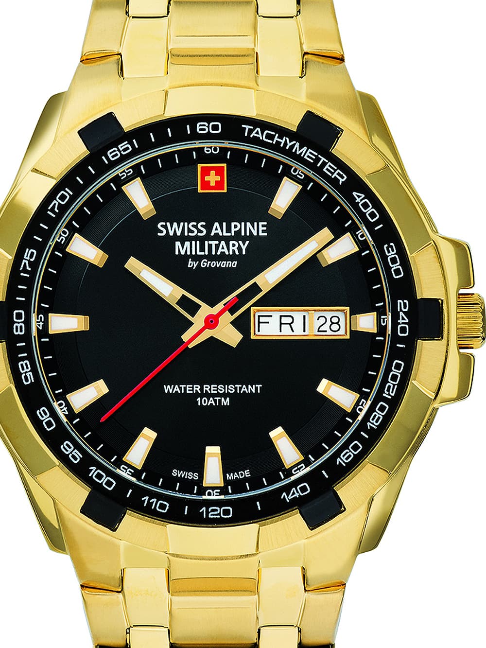 Swiss Alpine Military 7043.1117 Day-Date Herrenuhr 42mm 10ATM