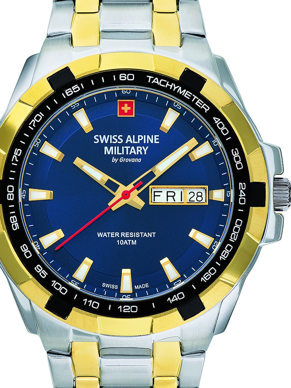 Swiss Alpine Military 7043.1145 Day-Date Herrenuhr 42mm 10ATM