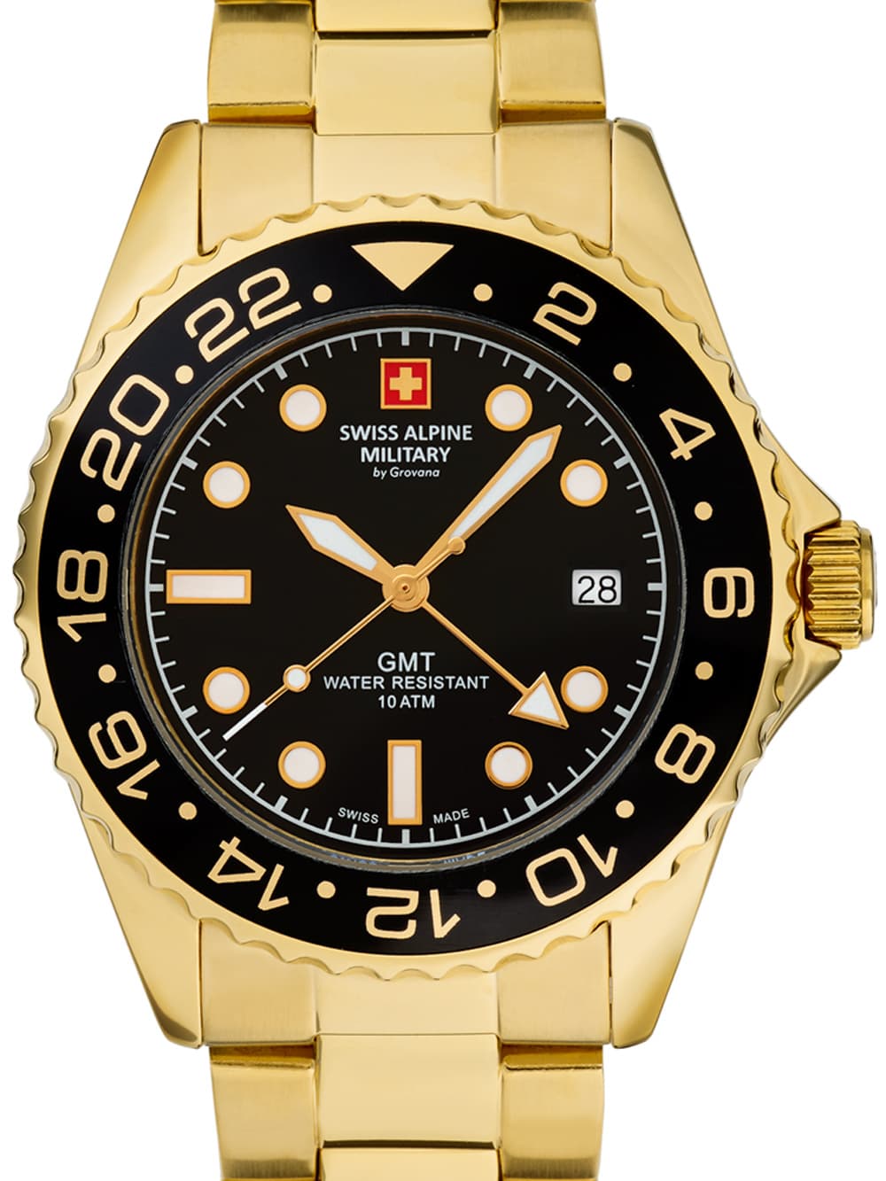 Swiss Alpine Military 7052.1117 Diver Herrenuhr 42mm 10ATM