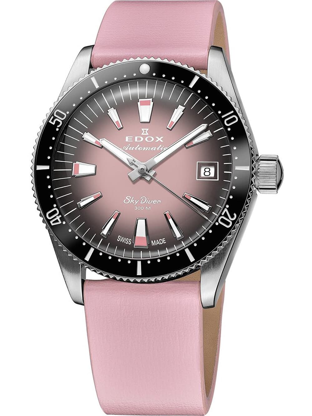 Edox 80131-3NC-NDRO Skydiver Automatik +Wechselarmband Damenuhr