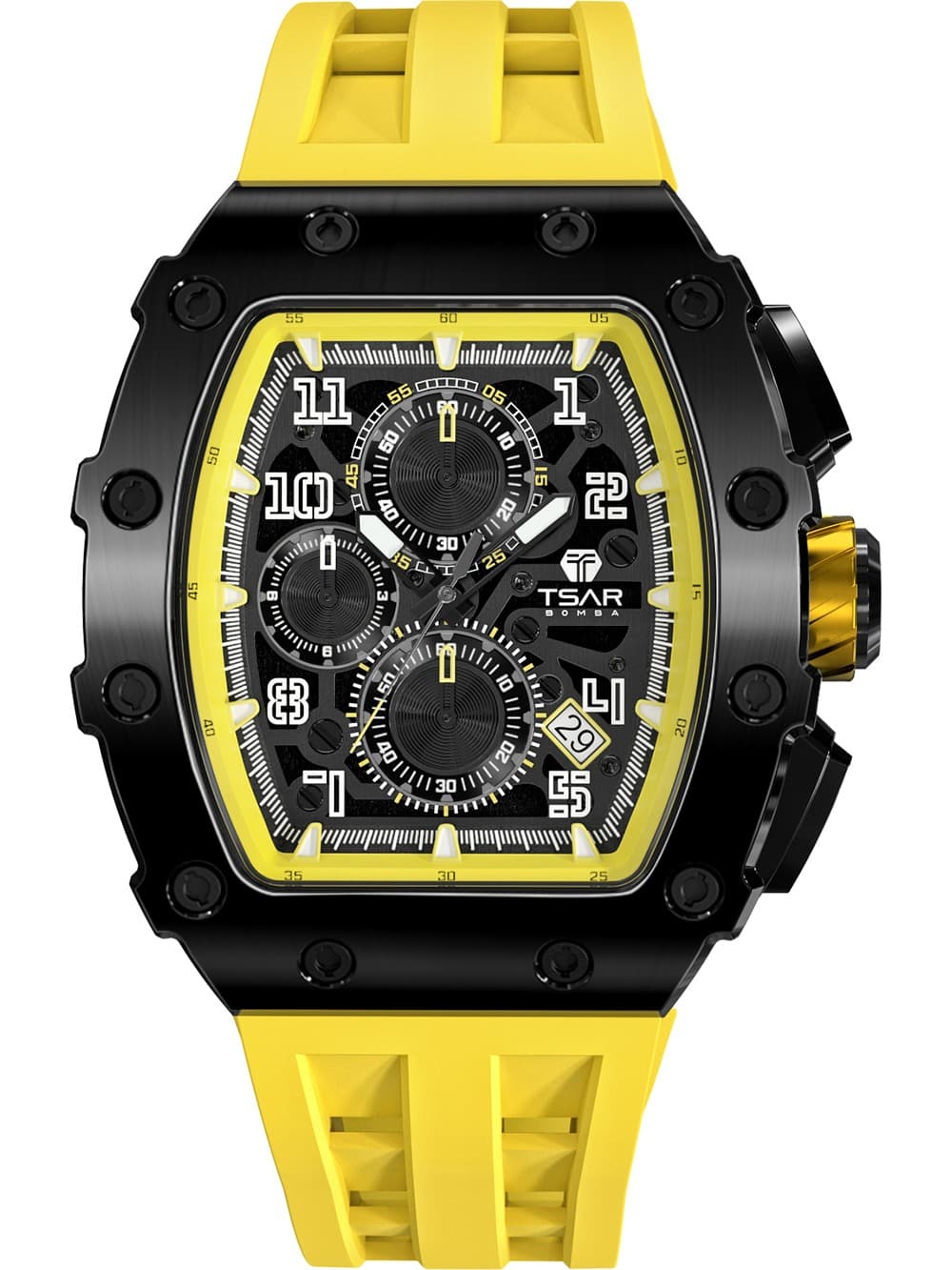 Tsar Bomba TB8204Q-07 Herrenuhr Elemental Chronograph 44mm 5ATM
