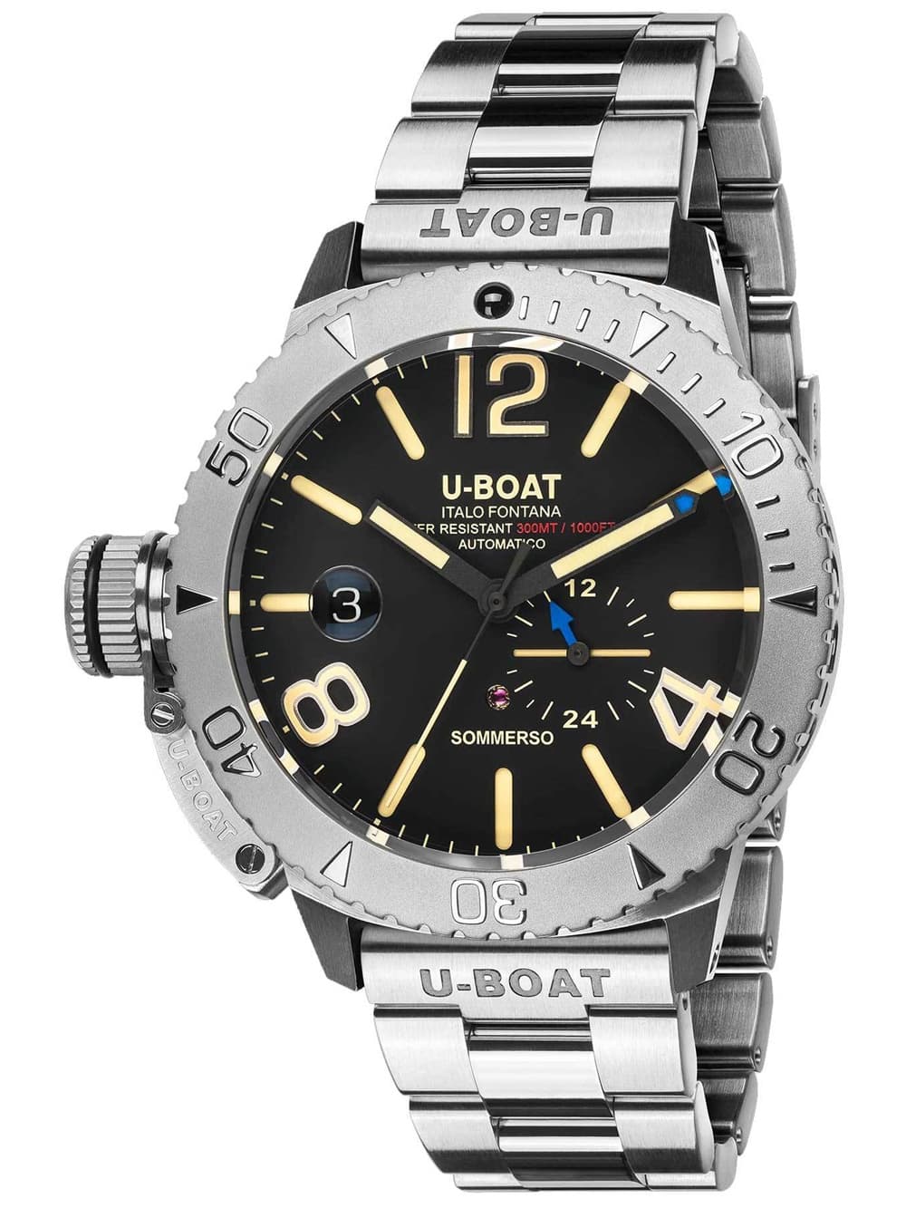 U-Boat 9007/A/MT Sommerso Automatik Herrenuhr 46mm 10ATM