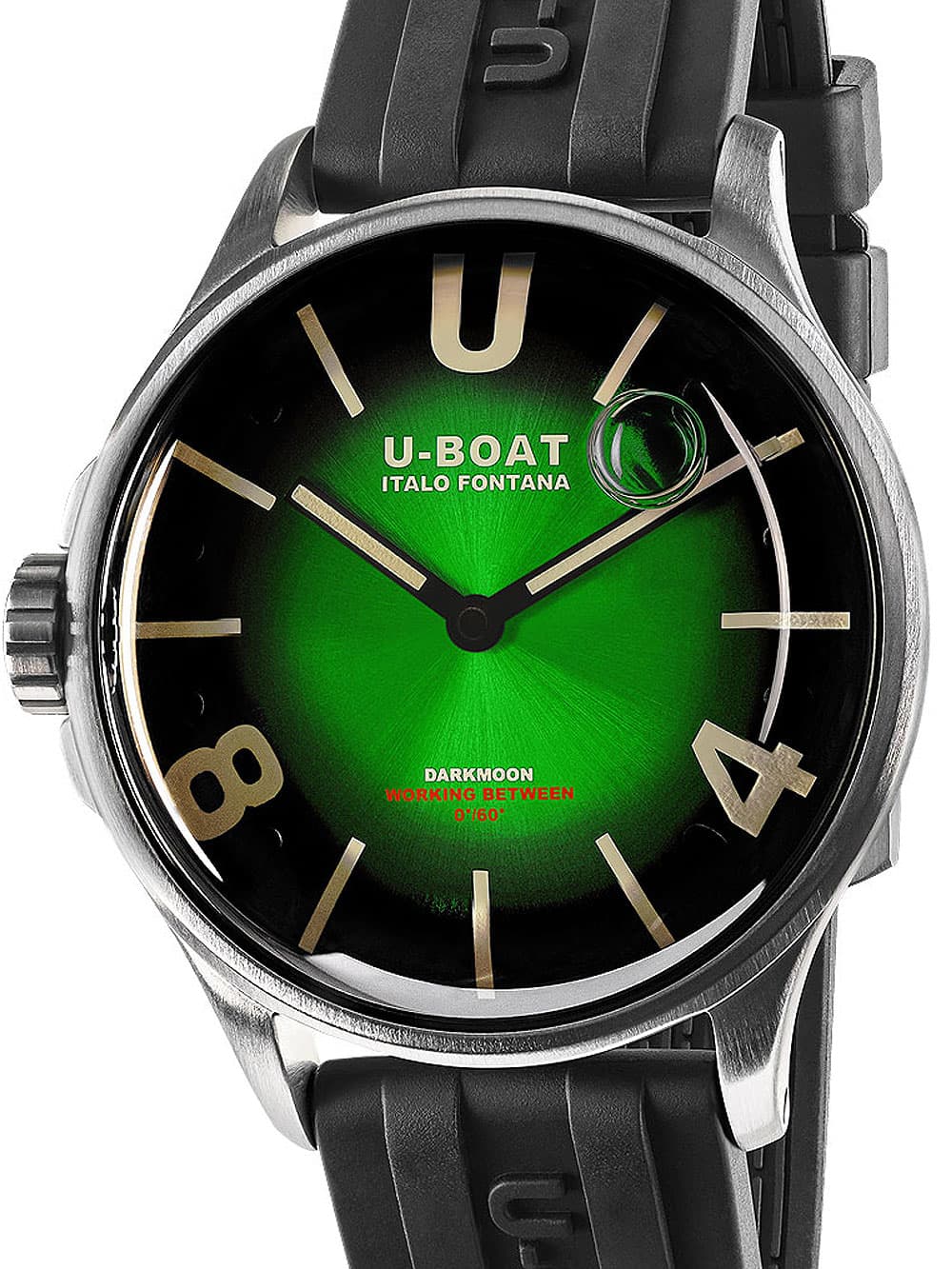 U-Boat 9502/A Darkmoon Green SS Soleil Herrenuhr 40mm 5ATM