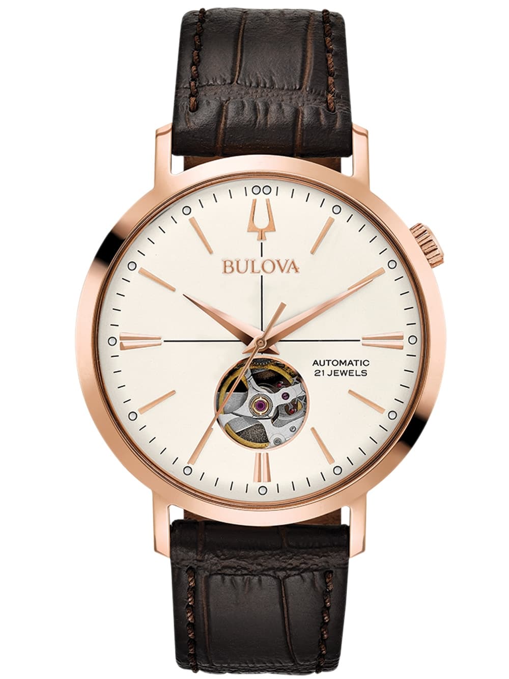 Bulova 97A136 Klassik Automatik Herrenuhr 41mm 3ATM