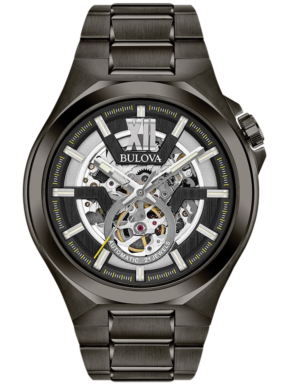 Bulova 98A179 Klassik Automatik Herrenuhr 46mm 10ATM