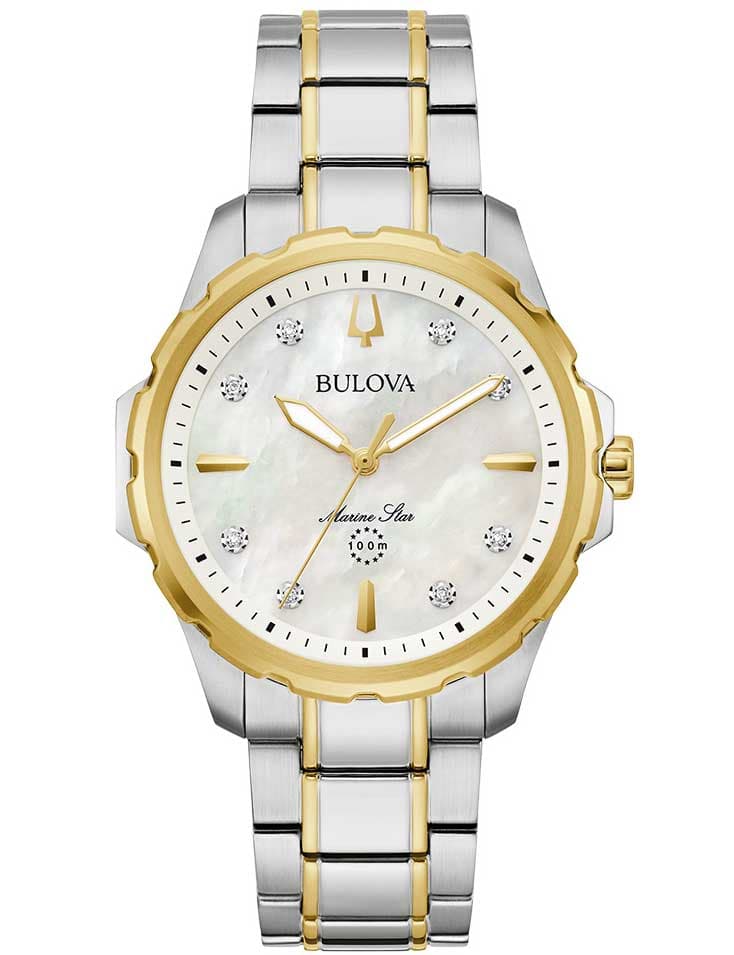 Bulova 98P227 Damenuhr Marine Star 38mm 10ATM