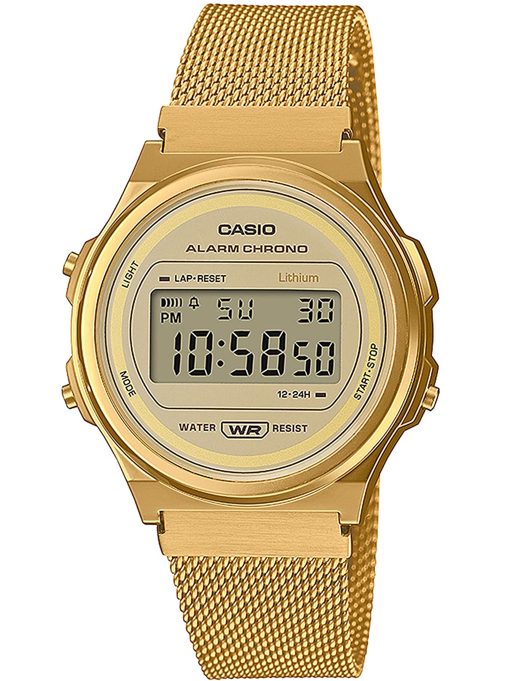 Casio A171WEMG-9AEF Vintage Round Unisex Uhr 37mm