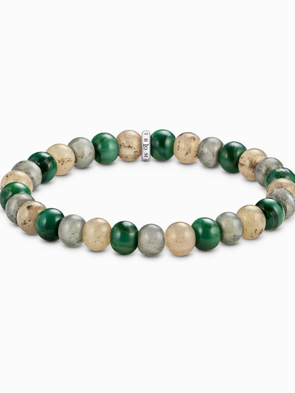 Thomas Sabo A2196-503-6-L19 Unisex Armband Jasper, Jade und Labradorit