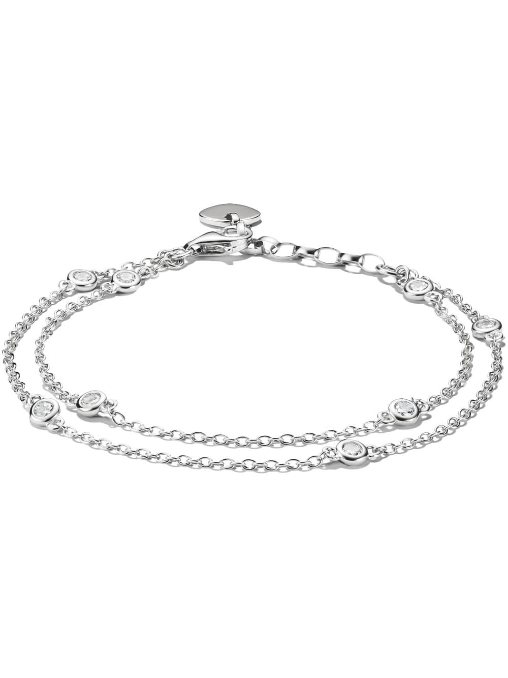 Thomas Sabo A2216-051-14-L19V Armband doppelreihig Zirkonia silber
