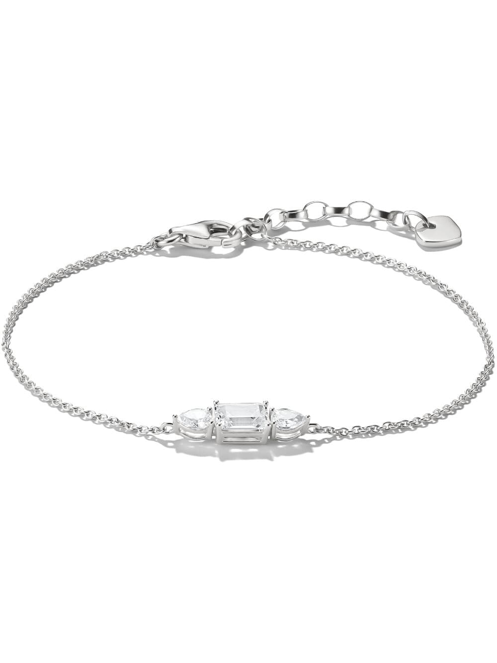 Thomas Sabo A2221-051-14-L19V Armband mit funkelnden Zirkonia silber