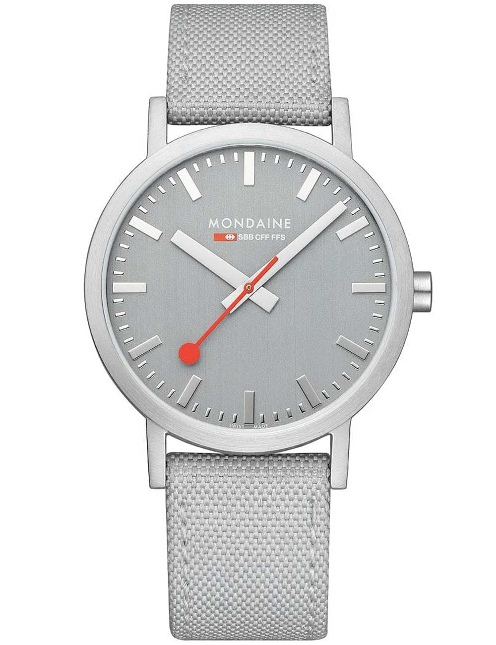Mondaine A660.30360.80SBH Classic Grau und Silber 40mm 3ATM
