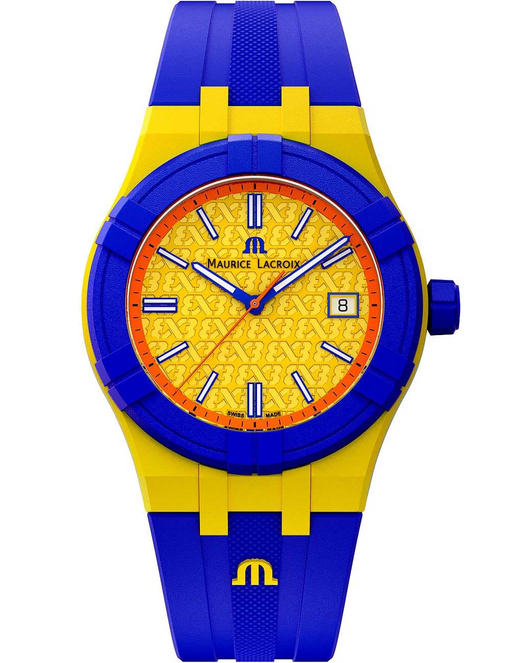 Maurice Lacroix AI2008-68YZ8-800-0 Aikon #tide Unisex Armbanduhr Quarz 40mm 10ATM