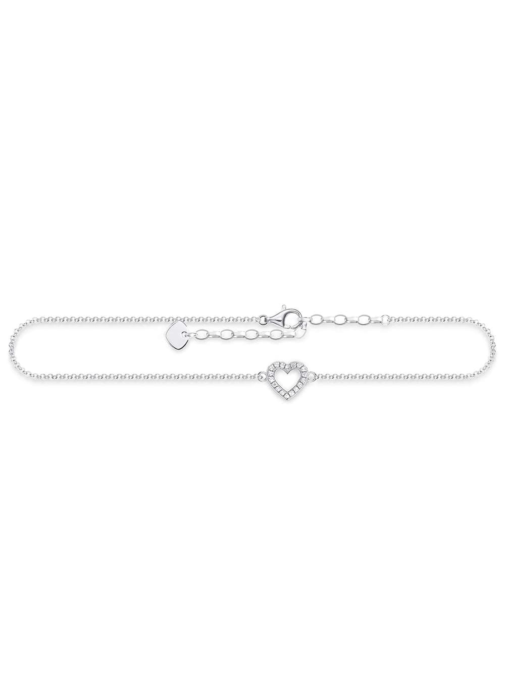 Thomas Sabo Fußkettchen Glam & Soul AK0007-051-14-L27v Herz