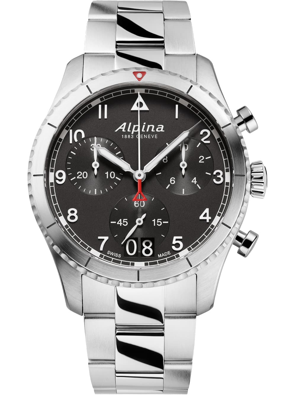 Alpina AL-372BW4S26B Startimer Pilot Herrenuhr