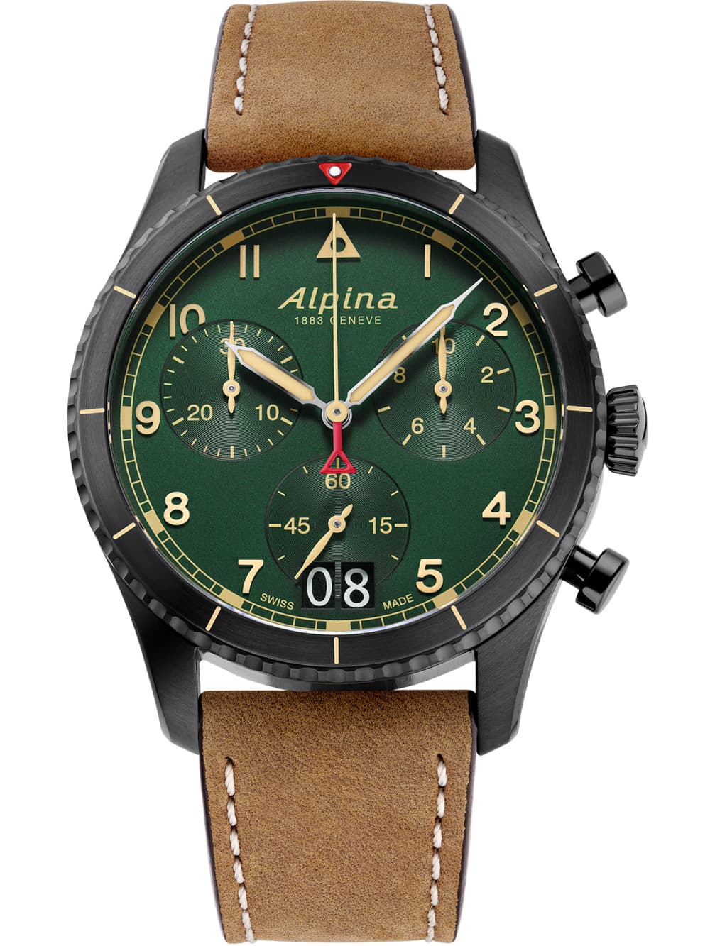 Alpina AL-372GR4FBS26 Startimer Pilot Chronograph Herrenuhr 41mm 10ATM