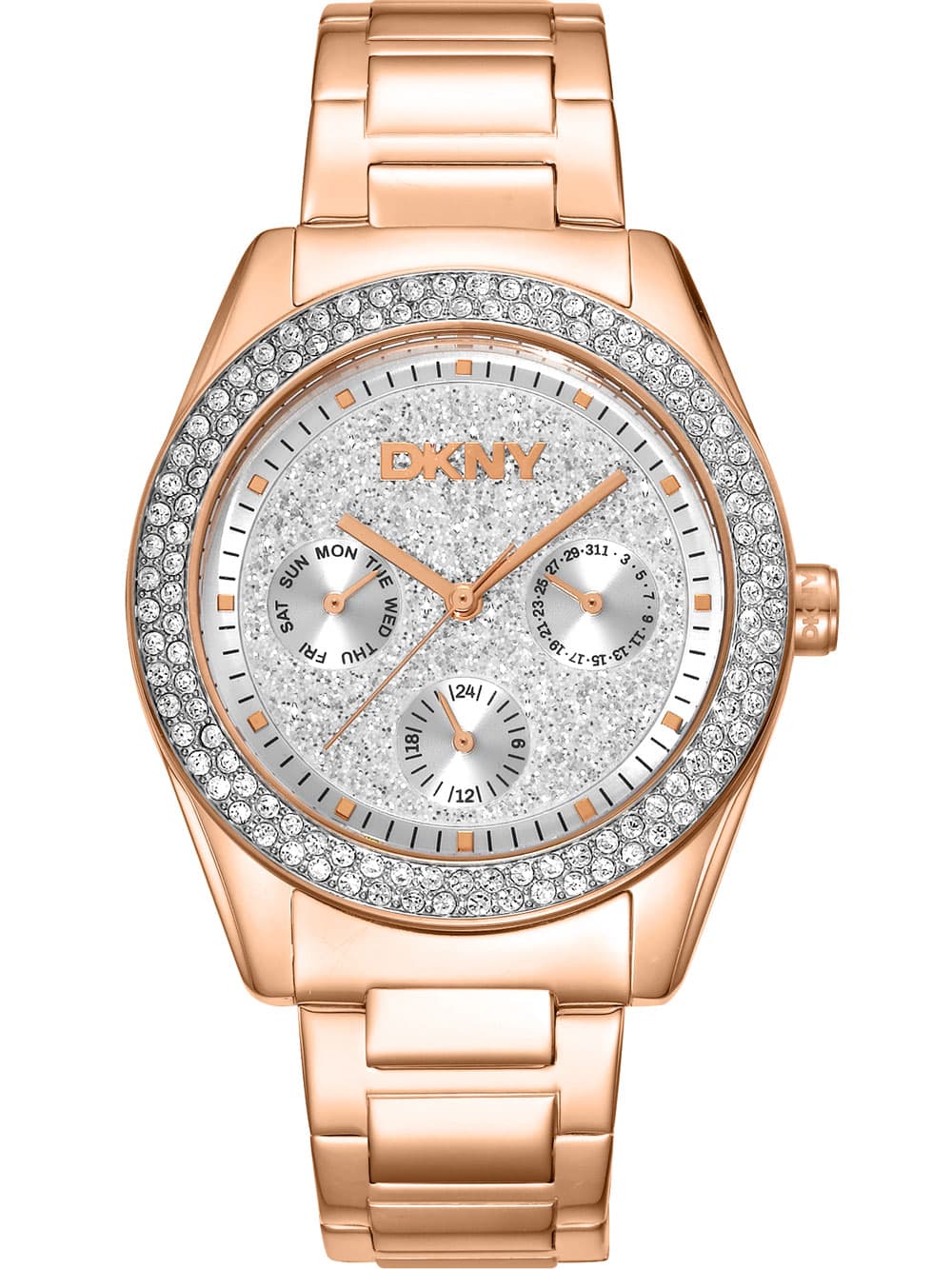 DKNY DK1L078M0035 Damenuhr Chambers Multi Glitz 36mm 5ATM