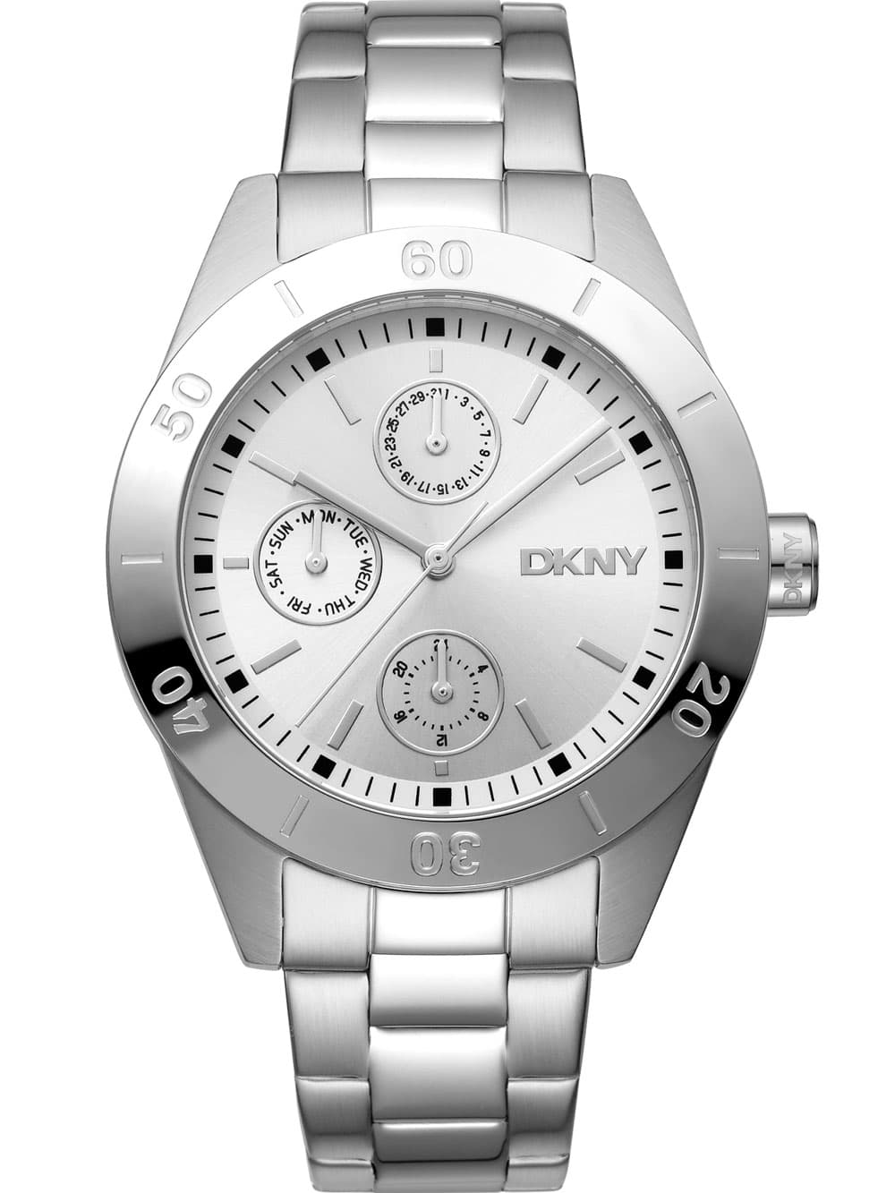 DKNY DK1L079M0015 Damenuhr Nolita Sport Silver 38mm 5ATM