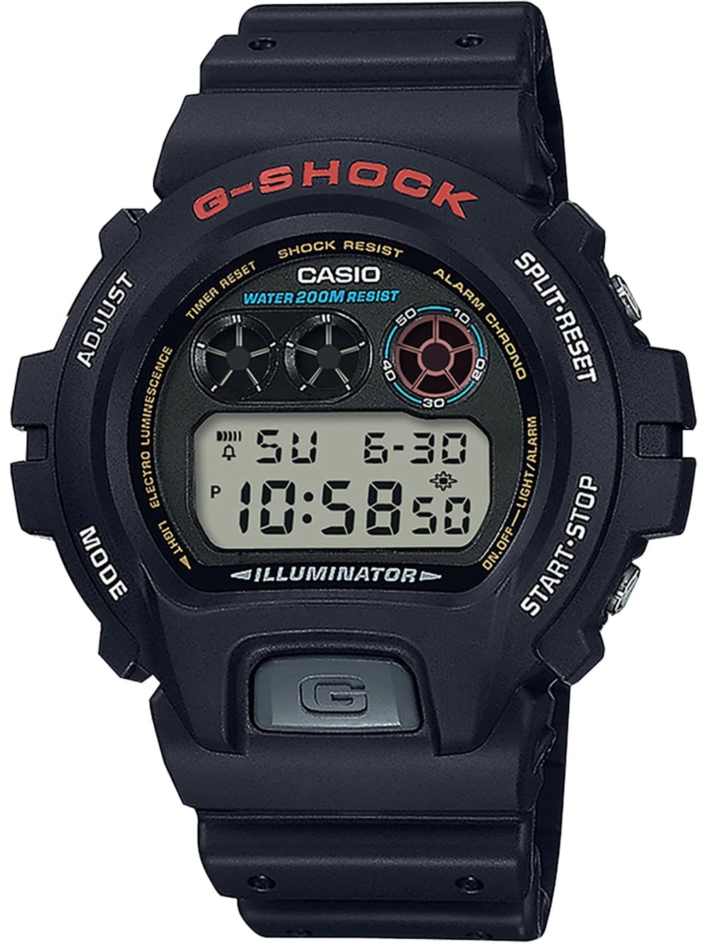 Casio DW-6900U-1ER Herrenuhr G-Shock Classic 50mm 20ATM