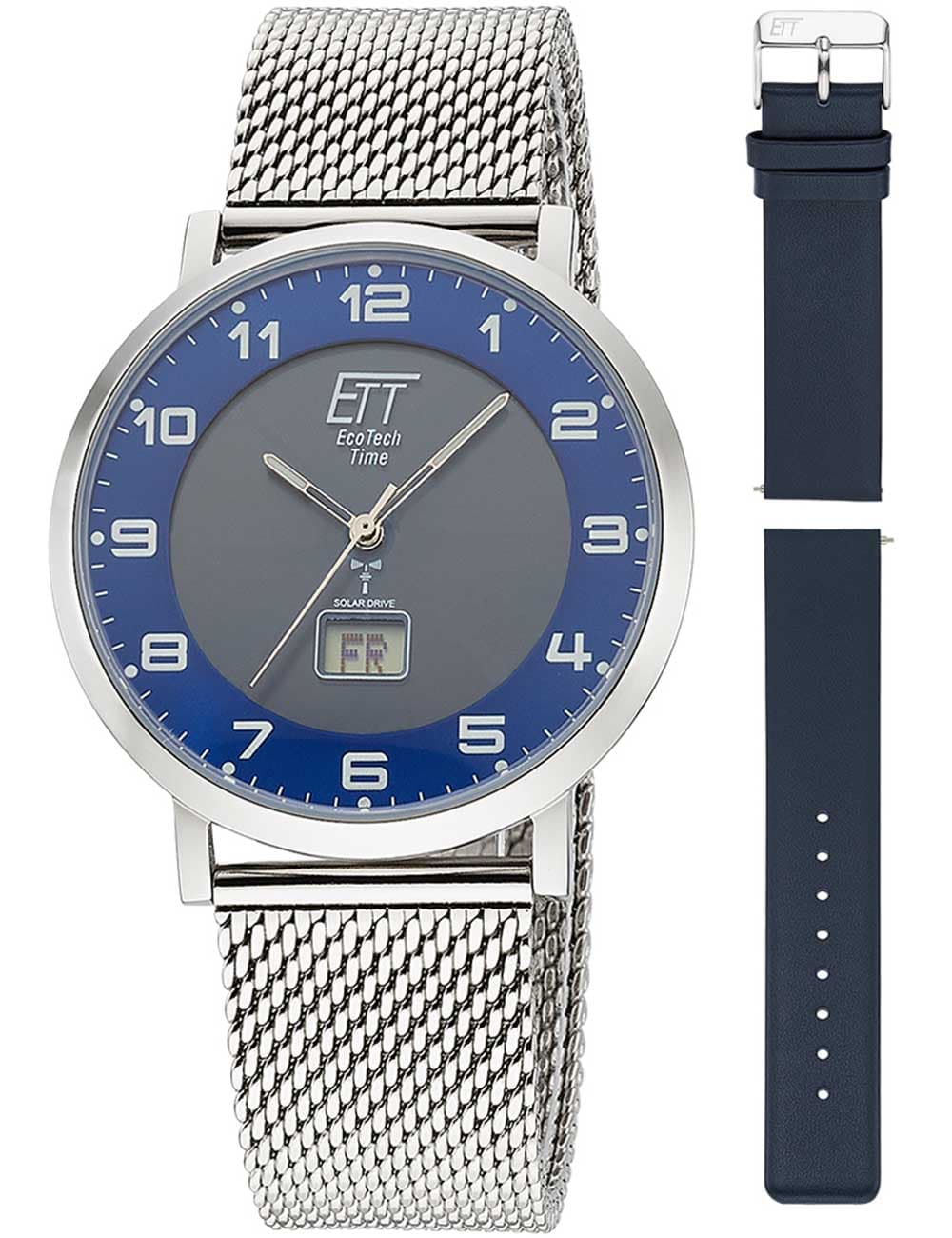 ETT Eco Tech Time EGS-11621-32MS Herrenuhr Atacama Solar Funkuhr