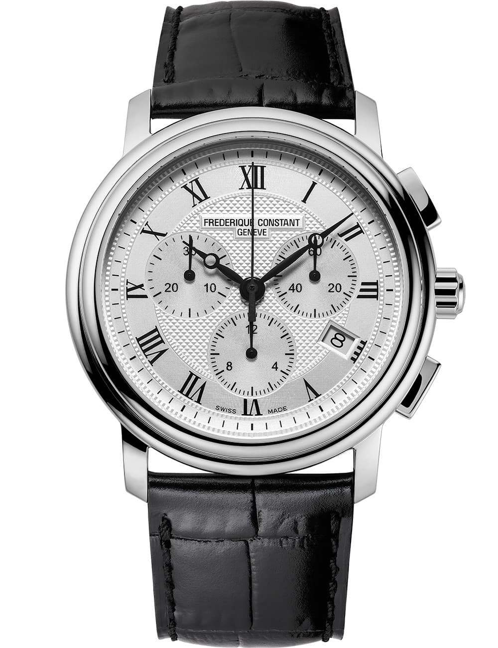 Frederique Constant FC-292MC4P6 Herrenuhr Classic Chrono 40mm 6ATM