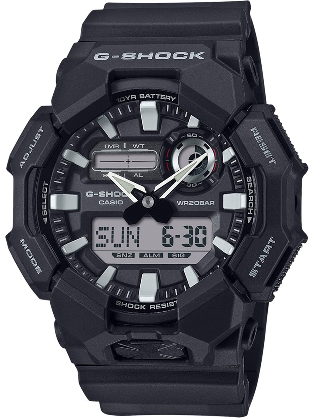 Casio GA-010-1AER Herrenuhr G-Shock Classic 52mm 20ATM
