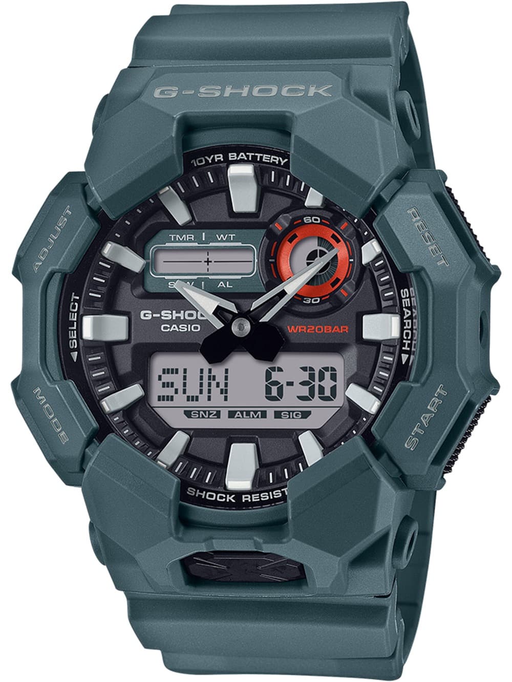Casio GA-010-2AER Herrenuhr G-Shock Classic 52mm 20ATM