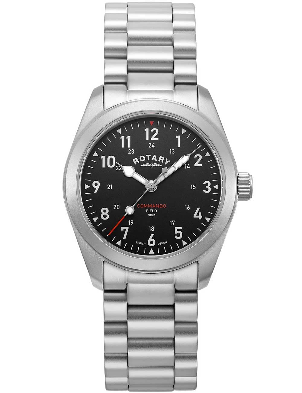 Rotary GB05535/19 Herrenuhr RW 1895 Field 37mm 10ATM