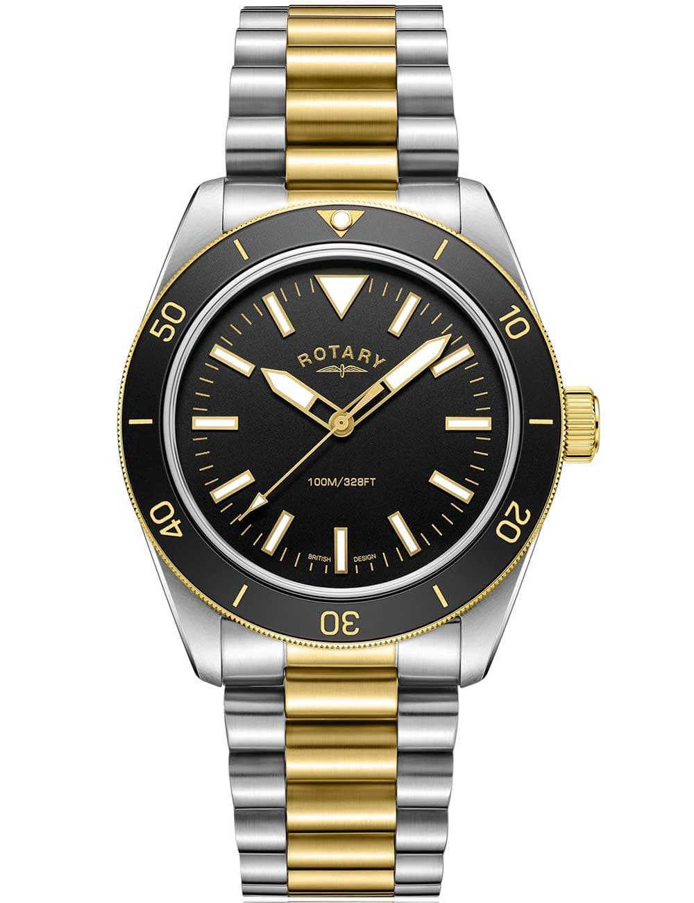 Rotary GB05661/04 Herrenuhr Sport Saphirglas 41mm 100M
