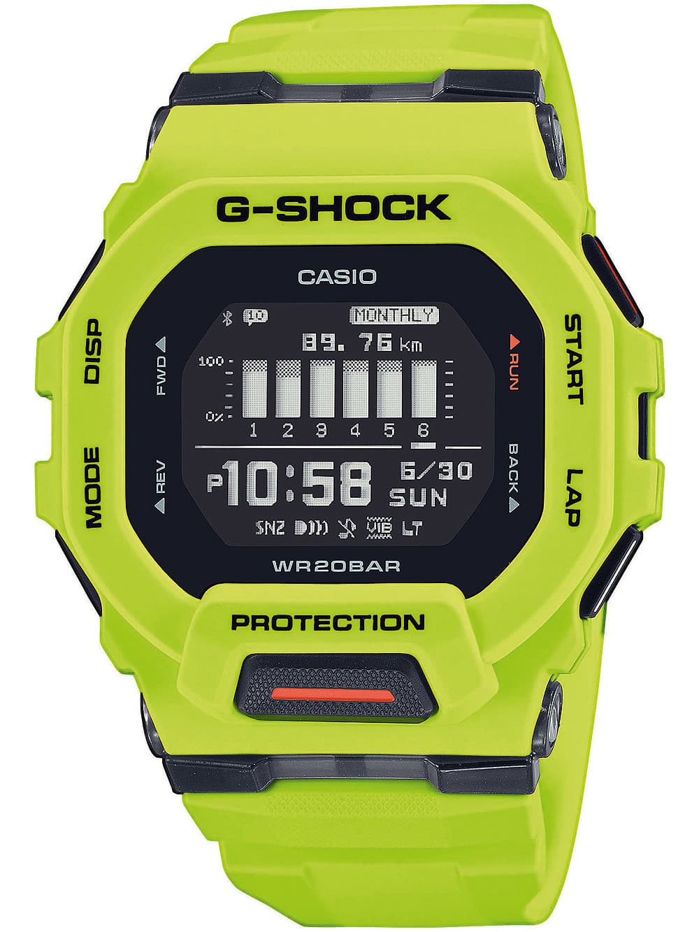 Casio GBD-200-9ER G-Shock Herrenuhr 46mm 20ATM