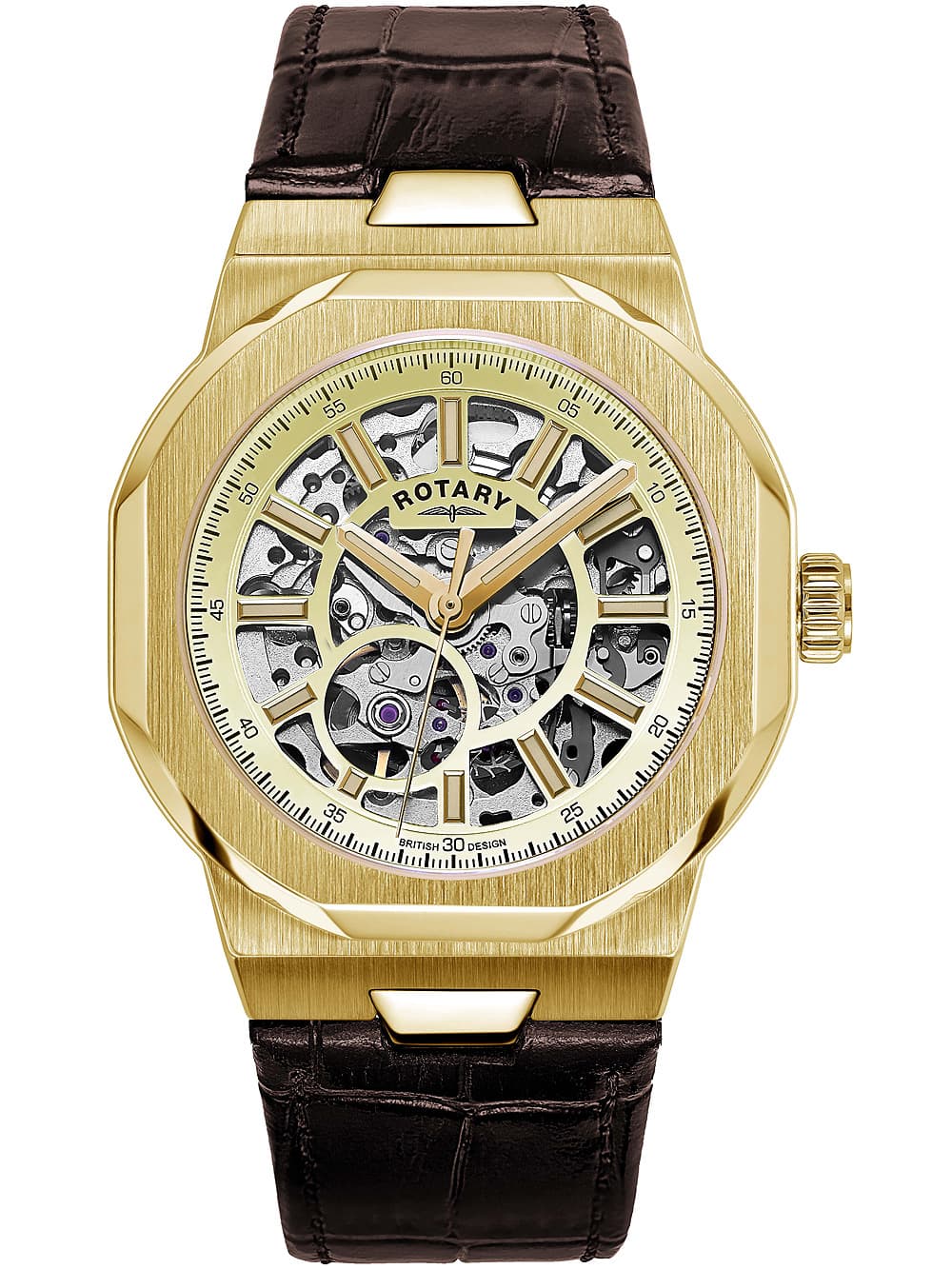 Rotary GS05418/03 Regent Automatik Herrenuhr 40mm 10ATM