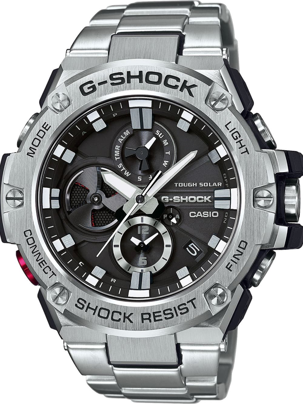 Casio GST-B100D-1AER Herrenuhr G-Steel Solar 53mm 20ATM