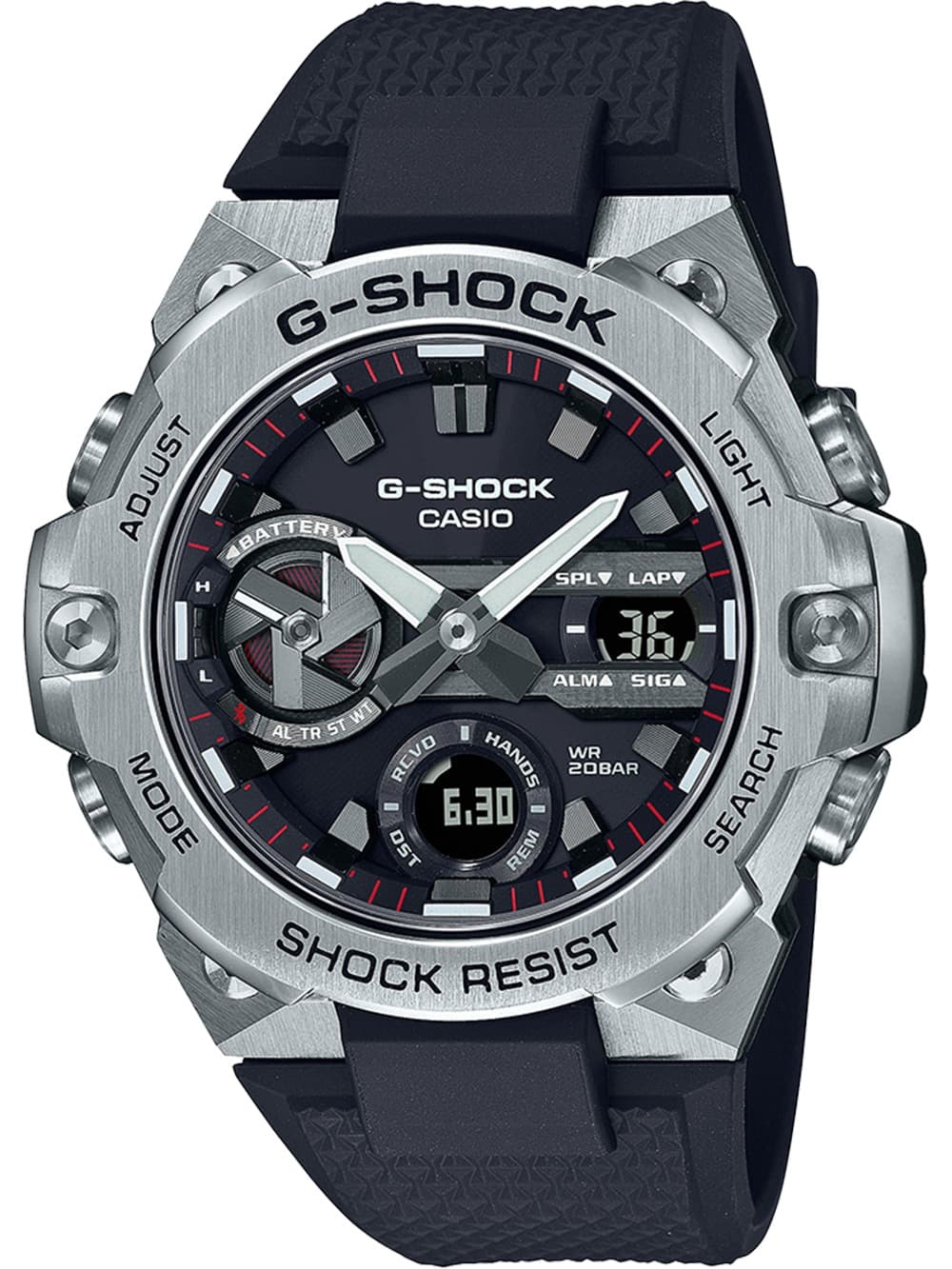 Casio GST-B400-1AER Herrenuhr G-Shock G-Steel Funkuhr Solar 50mm 20ATM
