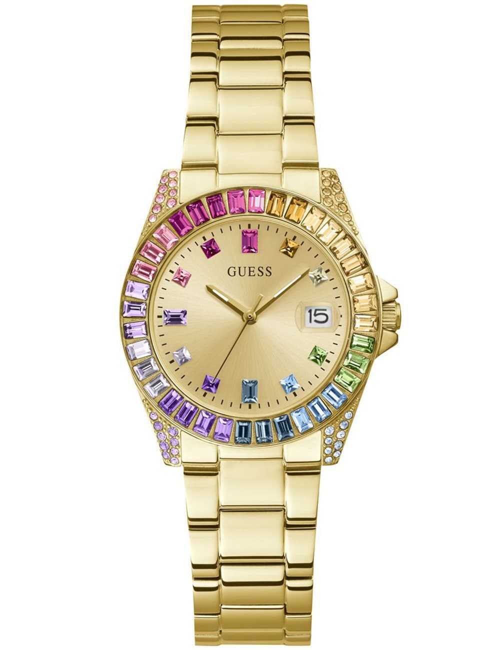 Guess GW0475L3 Damenuhr Opaline 34mm 1ATM