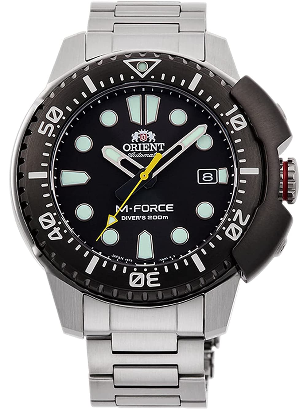 Orient RA-AC0L01B00B M-Force Automatik Herrenuhr 45mm 20ATM