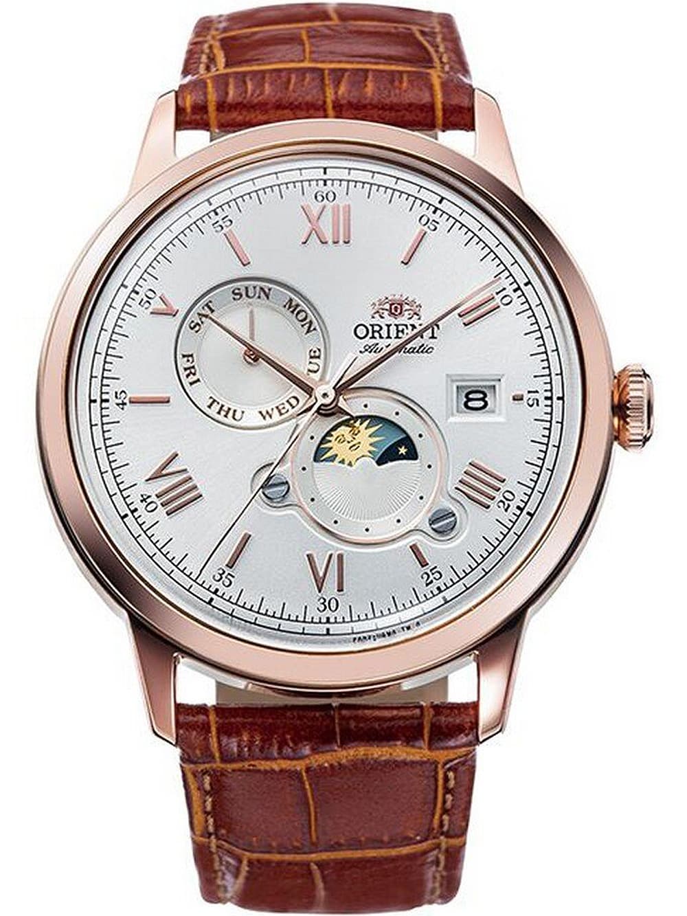 Orient RA-AK0801S30B Sun and Moon Automatik Herrenuhr 41mm 3ATM