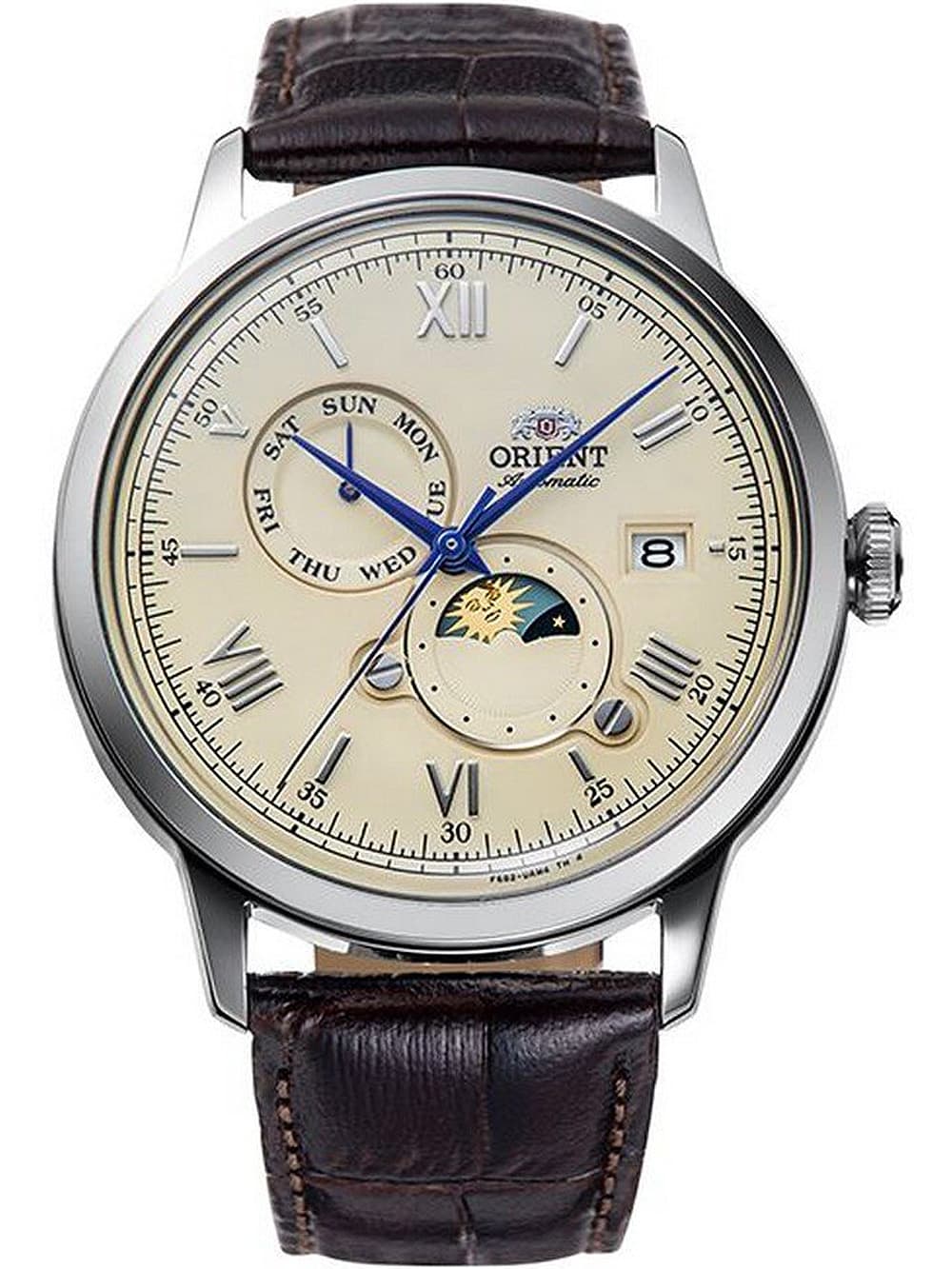 Orient RA-AK0803Y30B Sun and Moon Automatik Herrenuhr 41mm 3ATM