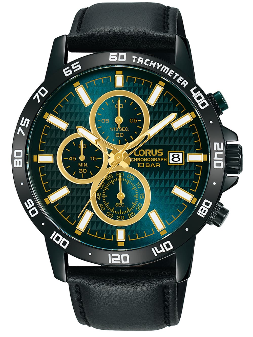Lorus RM319GX9 Klassik Chronograph Herrenuhr 43mm 10ATM