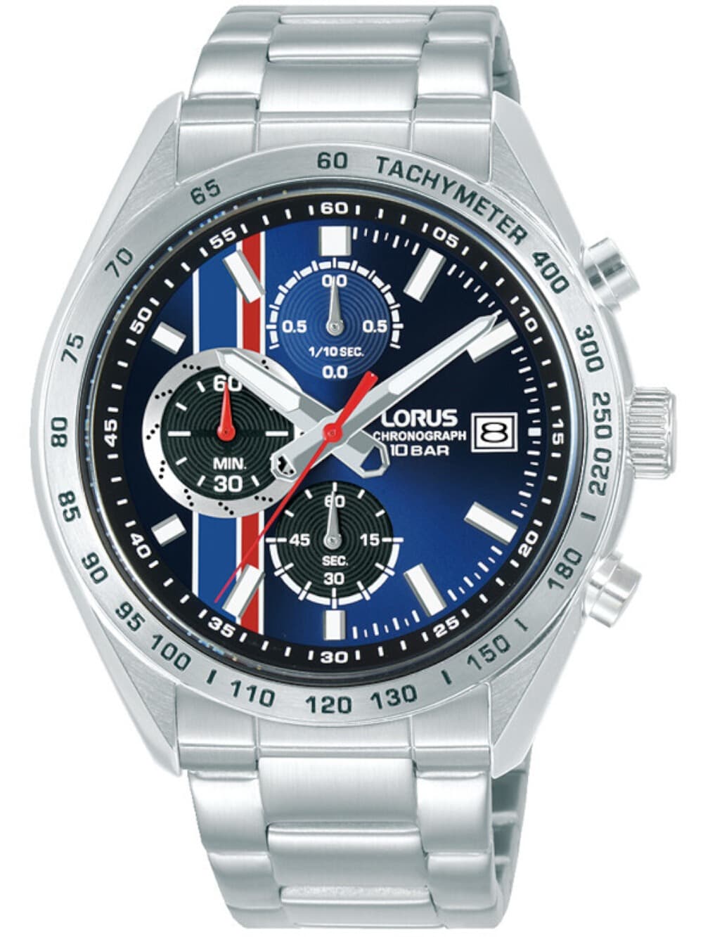 Lorus RM393JX9 Herrenuhr Chronograph 43mm 10ATM