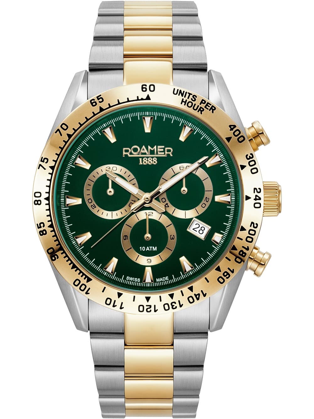 Roamer 850837 47 75 20 Herrenuhr Monza 100 Chronograph 42mm 10ATM