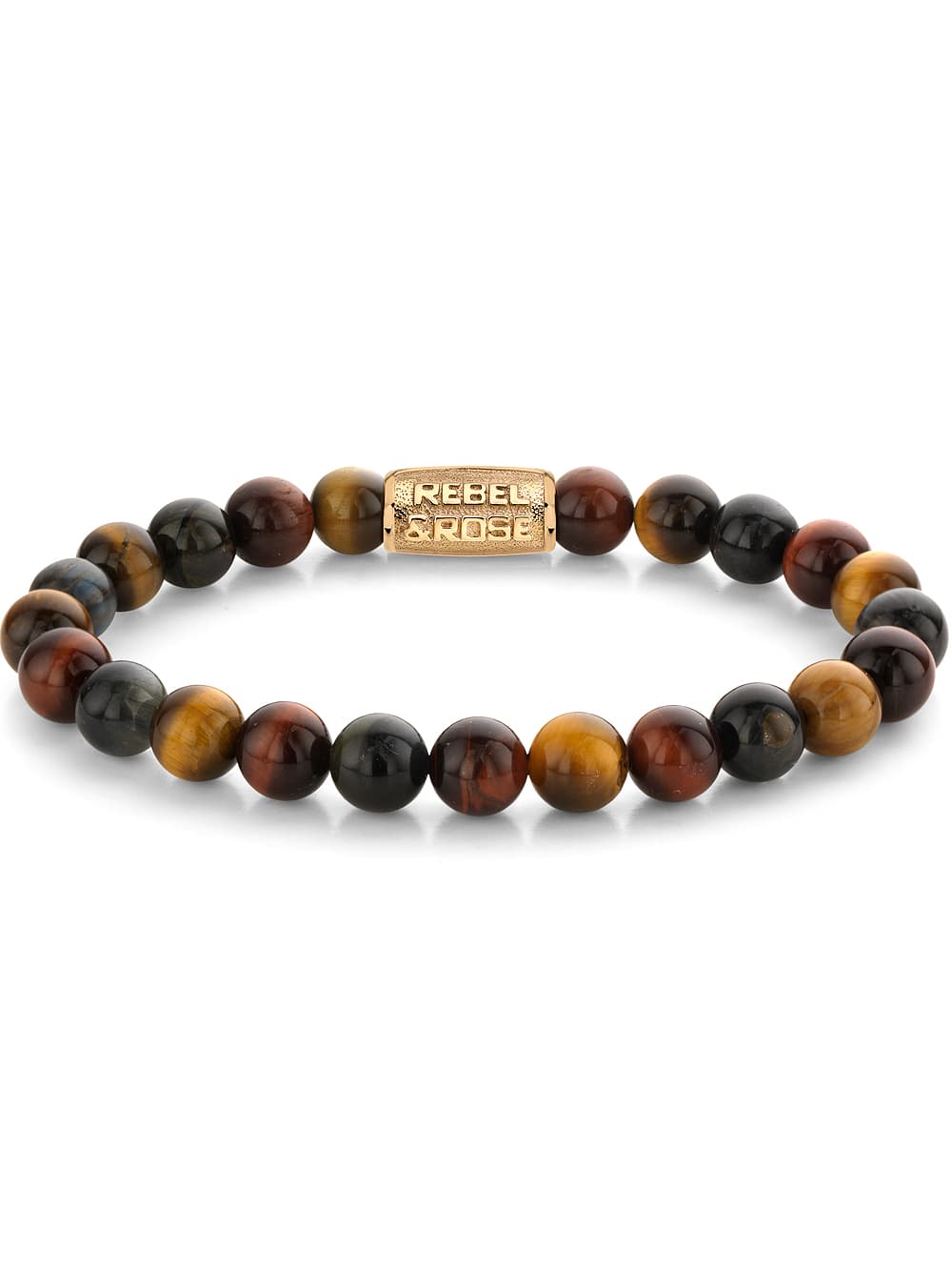 Rebel & Rose Armband Who's afraid of the Tiger RR-80088-G-M Herren