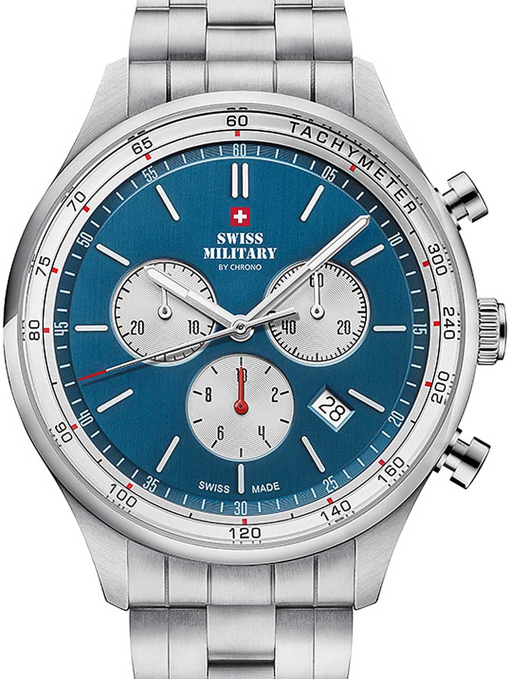 Swiss Military SM34081.03 Chronograph Herrenuhr 42mm 10ATM
