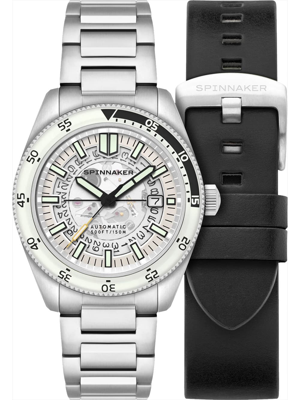Spinnaker SP-5118-33 Herrenuhr Fleuss Automatik 43mm 15ATM