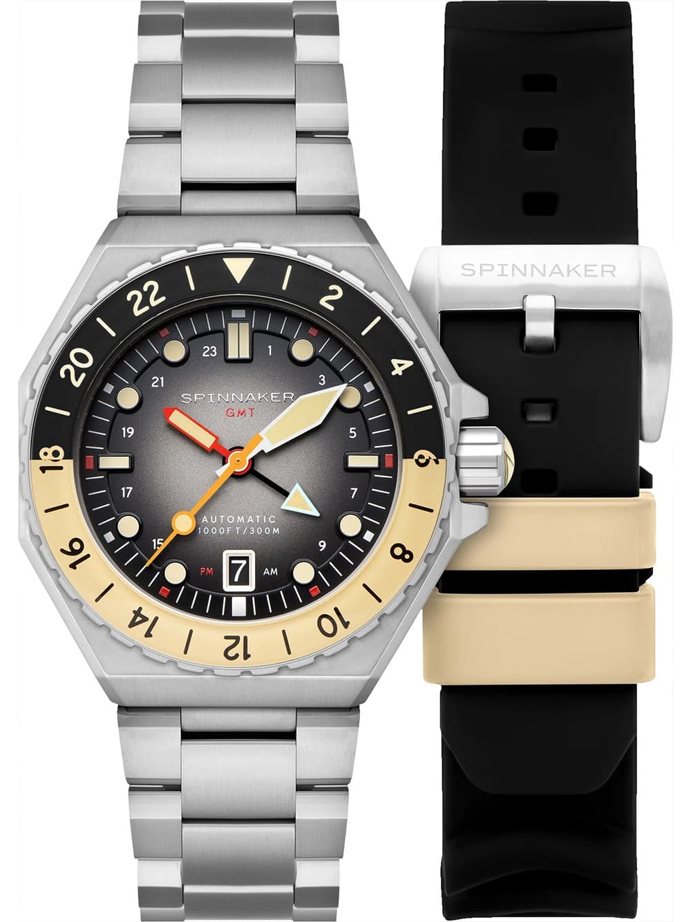 Spinnaker SP-5119-88 Herrenuhr Dumas GMT Automatik 43mm 30ATM